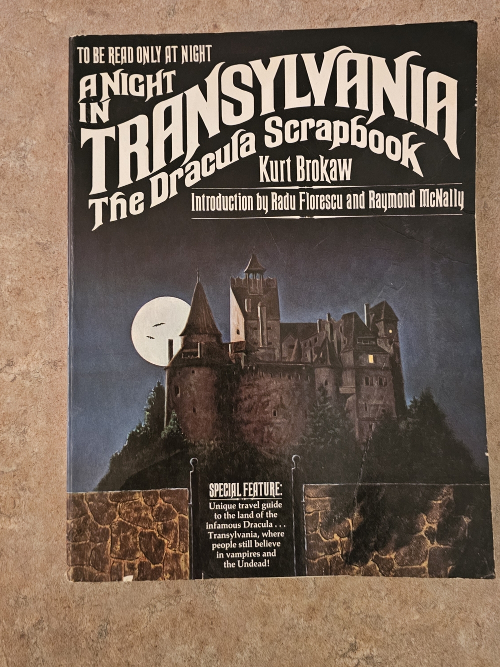 A Night in Transylvania The Dracula Scrapbook -Vintage 1st Print 1976